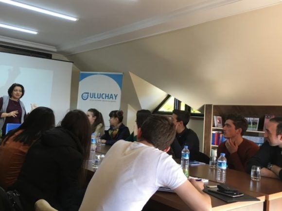 Uluchay delivered the personal finance management training to young people